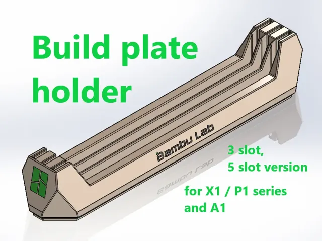 Build Plate Holder, X1 / P1 series, A1 and A1 mini