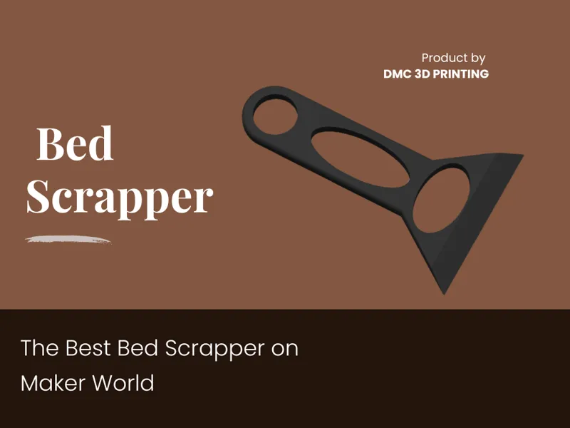 3D Printer Bed Scraper Tool
