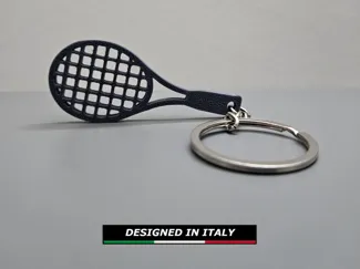 Tennis racket keychain