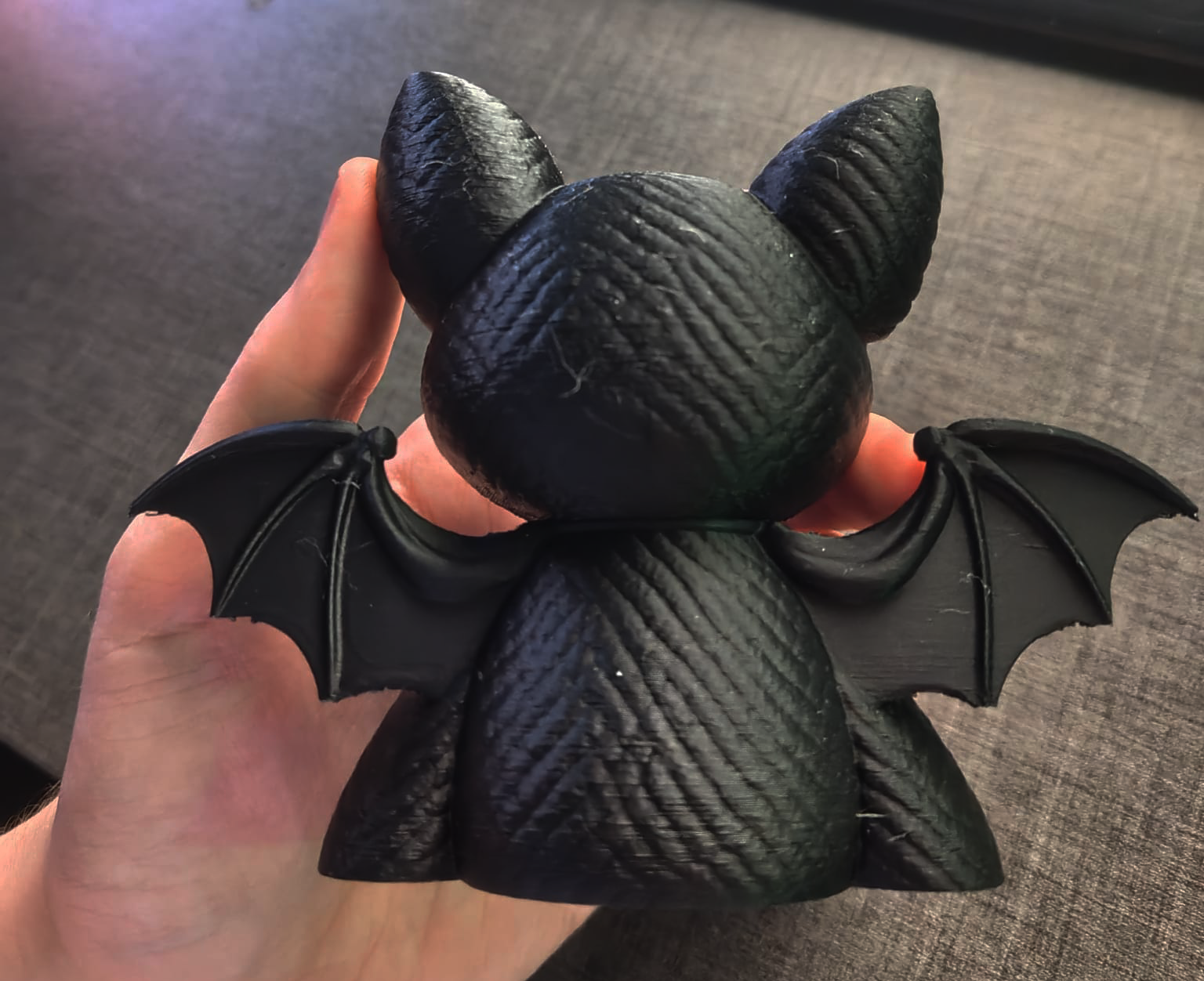 Miniatura 2 do modelo 3D Cute Goth Bat Lamp