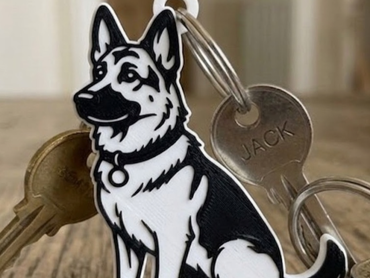 German Shepherd Keychain: Your Loyal Guardian