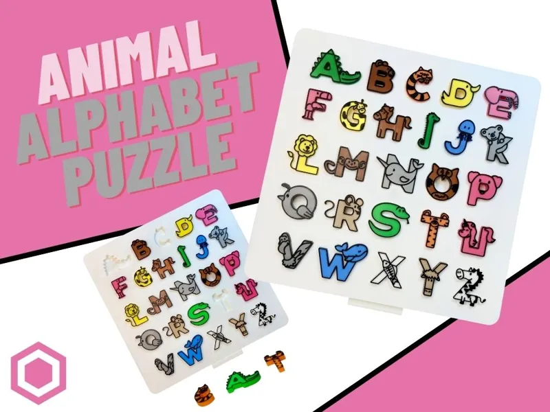 Animal Alphabet Puzzle