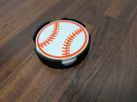 Holder for 5 baseball Coasters