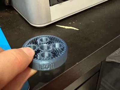 Tiny Planetary Fidget – Works Right Off Printer