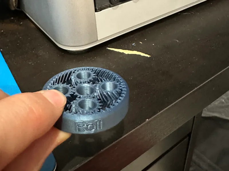 Tiny Planetary Fidget – Works Right Off Printer
