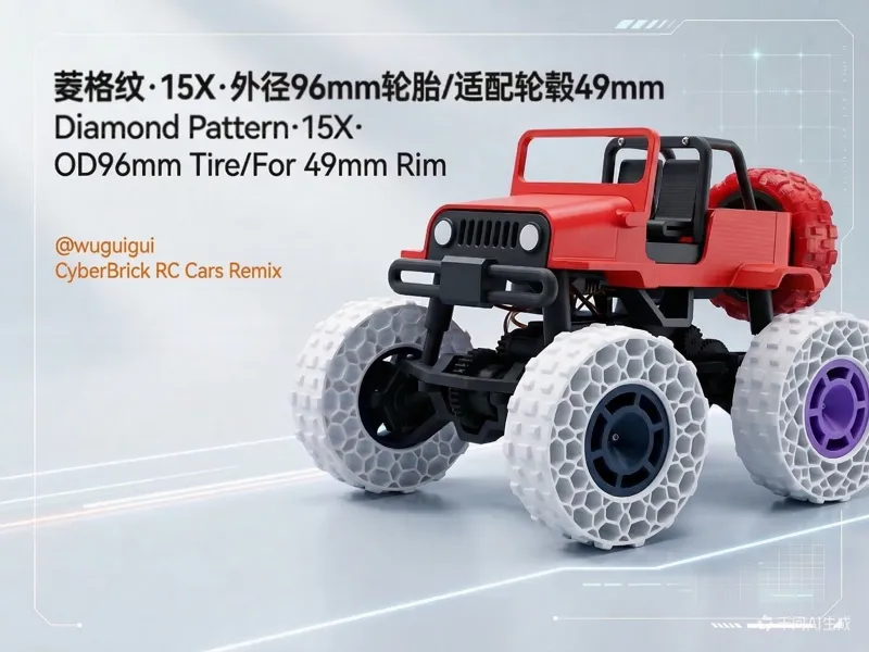 15X-Diamond Pattern_OD96 for D49 RIM