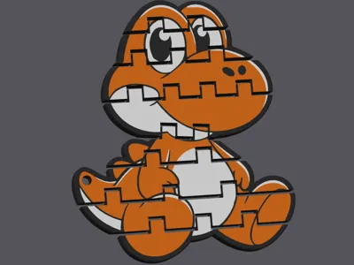 Flexi Yoshi – Multicolor Articulated Figure