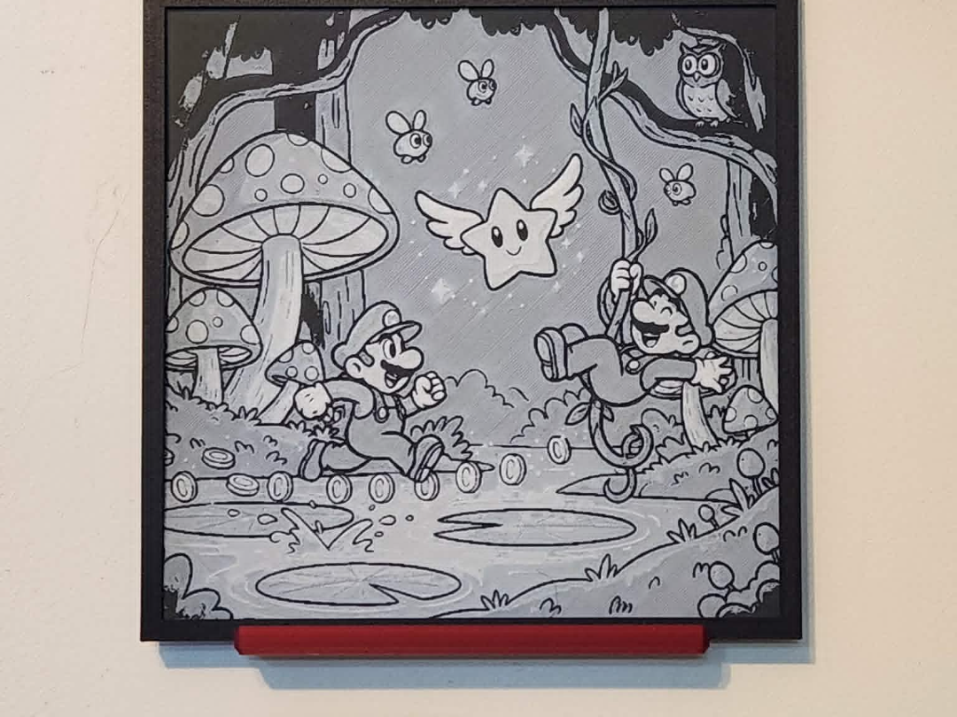 Mario Mushroom Forest HueForge