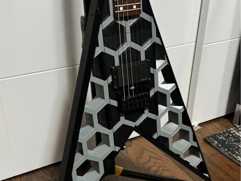 King V guitar body
