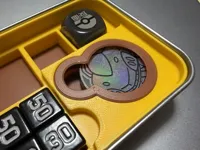 硬币固定配件