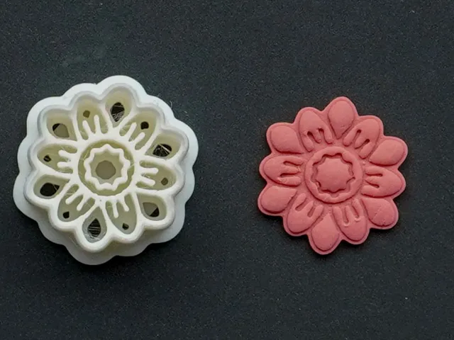 Flower Mini Clay Cutter For Earrings Necklaces