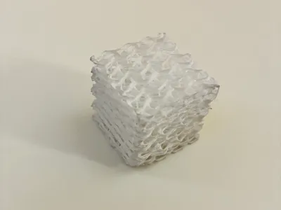 Squishy TPU Cube (Gyroid Infill)