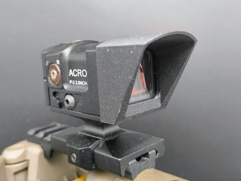 ACRO P2 red dot lens guard mit Makrolon Scheibe 