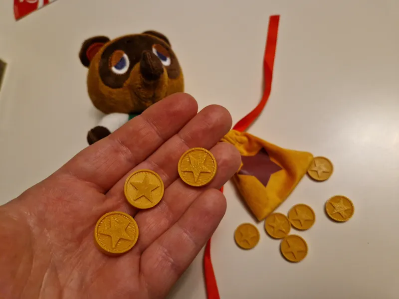 Animal crossing bell coin