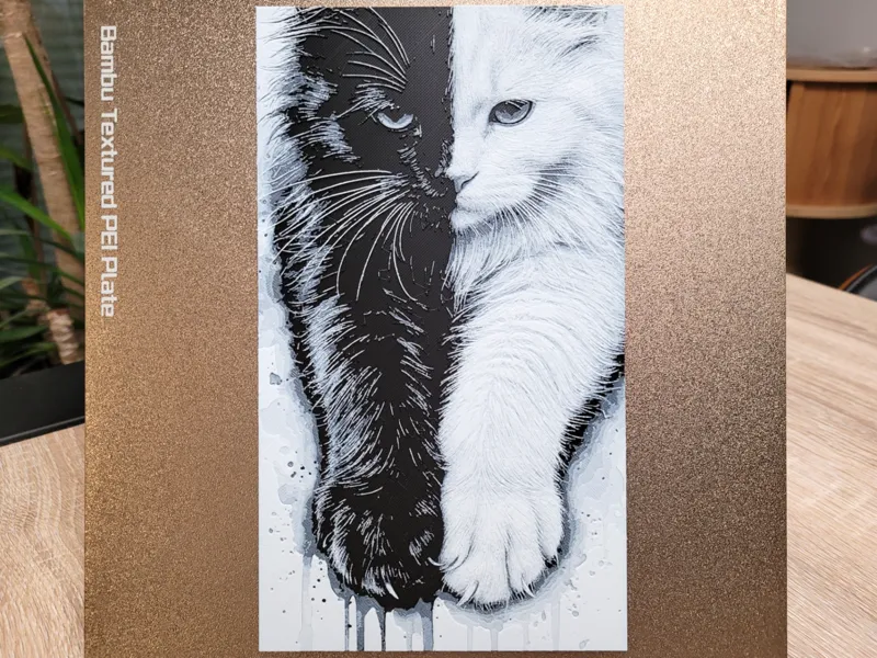 Yin Yang Cat - Hueforge - 134x235