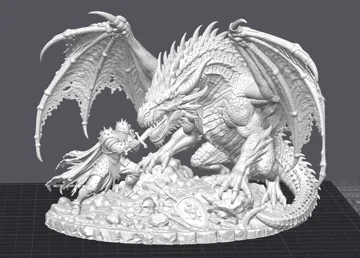 Adorno temático: Dragon Knight — vista de referencia 3