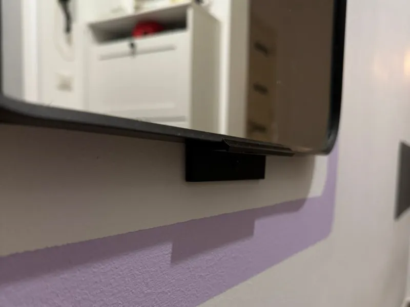 Bottom Wall Support for IKEA LYNDBYL Mirror