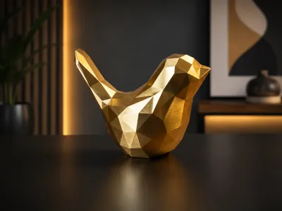 Low Poly Bird - Decor