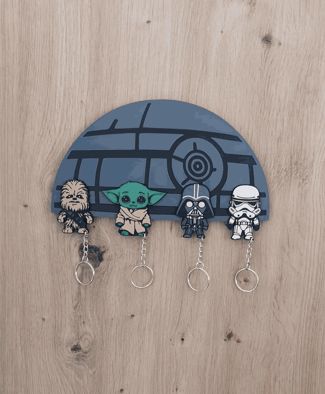 Star wars Schlüsselanhänger / Schlüsselbrett
