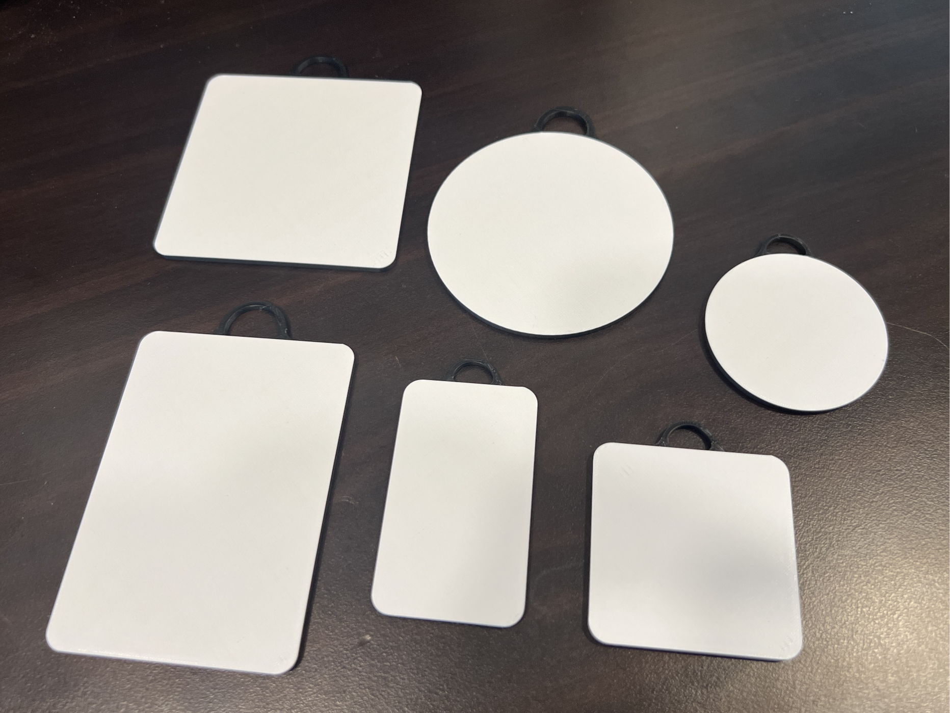 Keychain Blanks For UV Printing/Laser Engraving