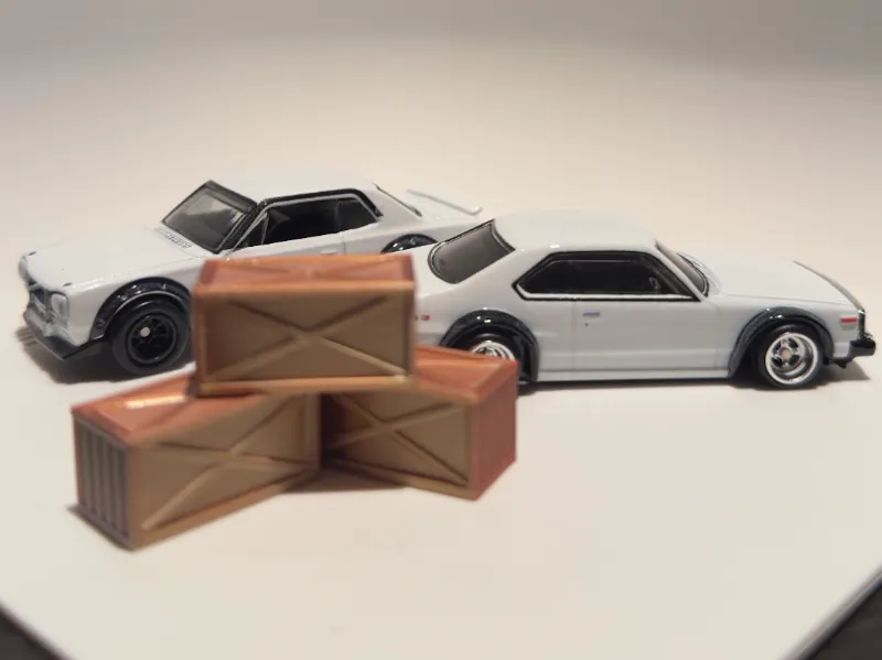 1:64 Wooden cargobox
