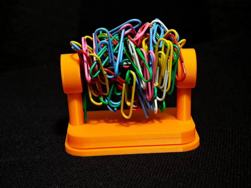 Paperclip Ad Magnetic Paperclip Holder, Grab and Go by 你又枸杞.world MakerWorld ...