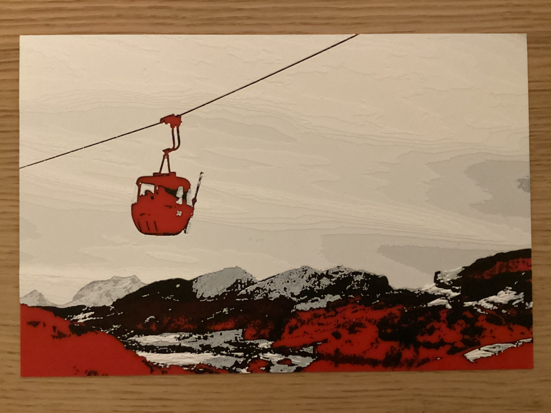 Red Eggs Gondola Les Diablerets Picture