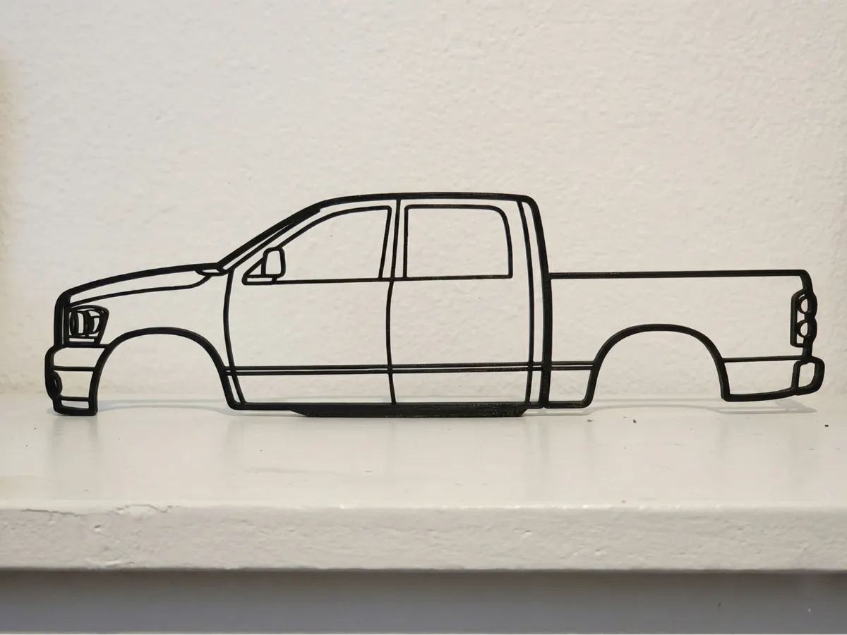Déco murale Dodge Ram Cummins 3ᵉ génération