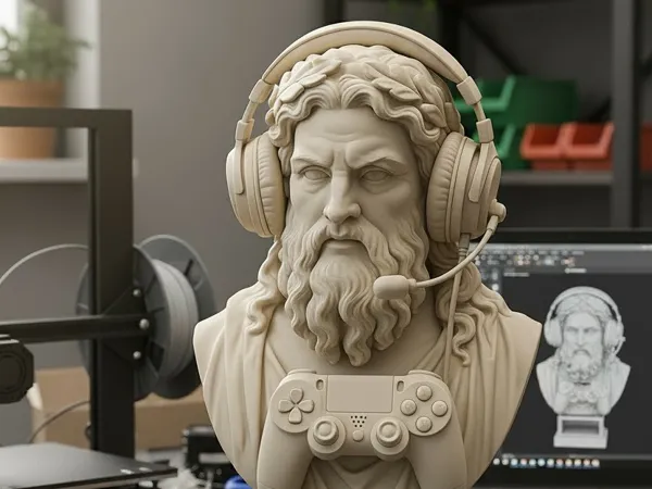 Buste de Zeus, mythologie grecque