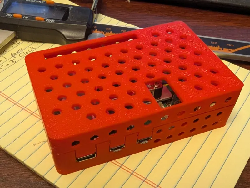 Raspberry Pi 5 GPIO & Camera slot case
