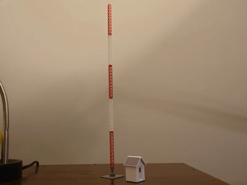 HO Scale Radio Mast/Tower