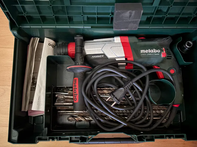 Drill bit holder for Metabo UHEV2860-2 box