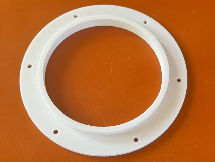 Hydroponics tower bucket flange, A1 Mini sized