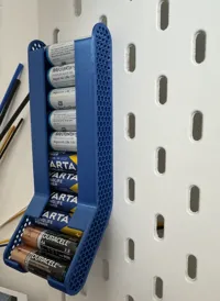 Distributeur de piles AA pour IKEA Skadis — photo 1
