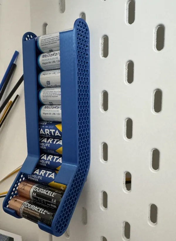 Distributeur de piles AA pour IKEA Skadis