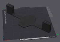 2 Plates Only (one color, 0.2mm layer, 2 walls, 10% infill)