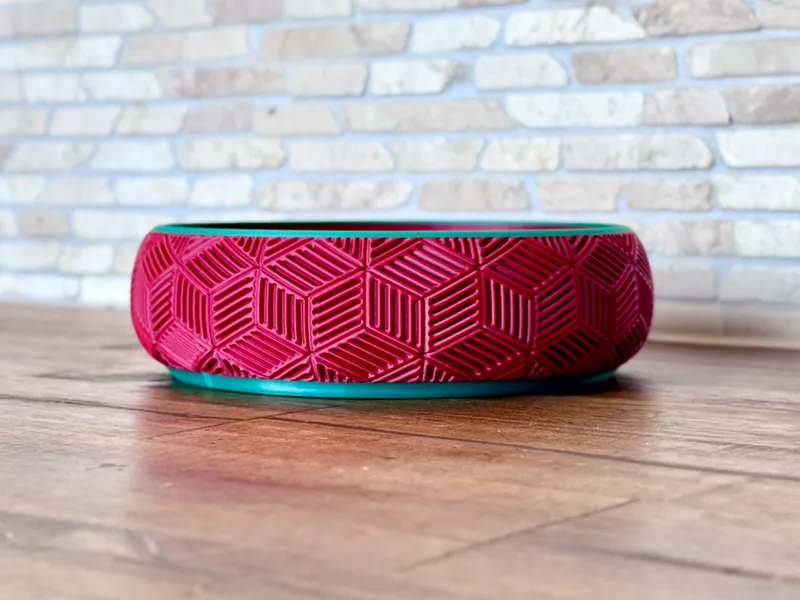 Merry Qube-Mas Cubes Catch All Bowl (Stackable)