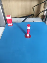 直棍型拉线飞轮,内含拉环,无AMS的多色需要按层暂停手动换色