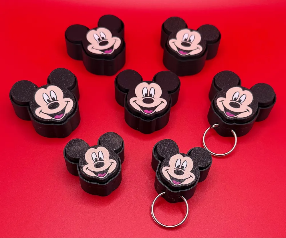 Mickey Mouse Fidget Clicker Free 3D Print Model MakerWorld