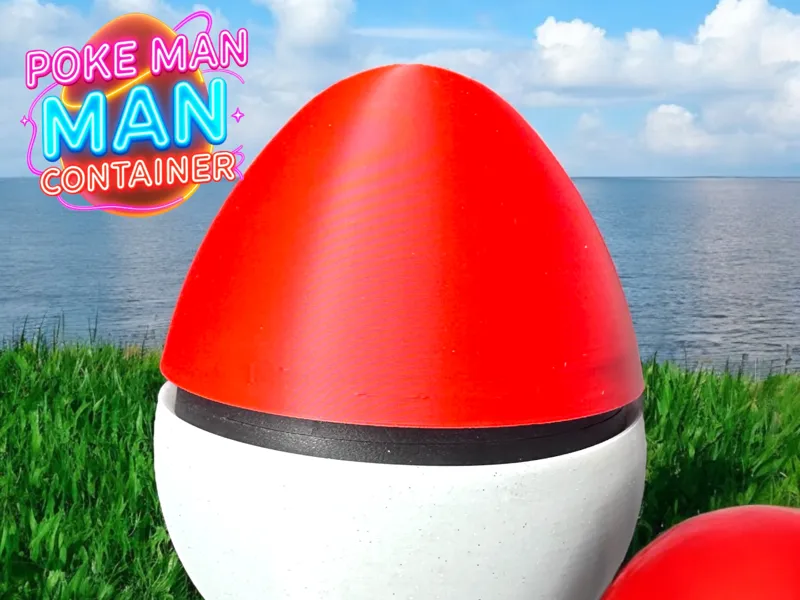 Twist and Click Pokemon Style Easter Egg Container