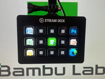 Stream Deck GoPro Mount