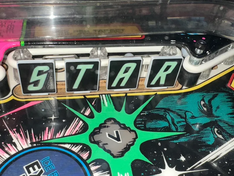 DE Star Trek 25th Anniv.  Pinball  Drop Targets 