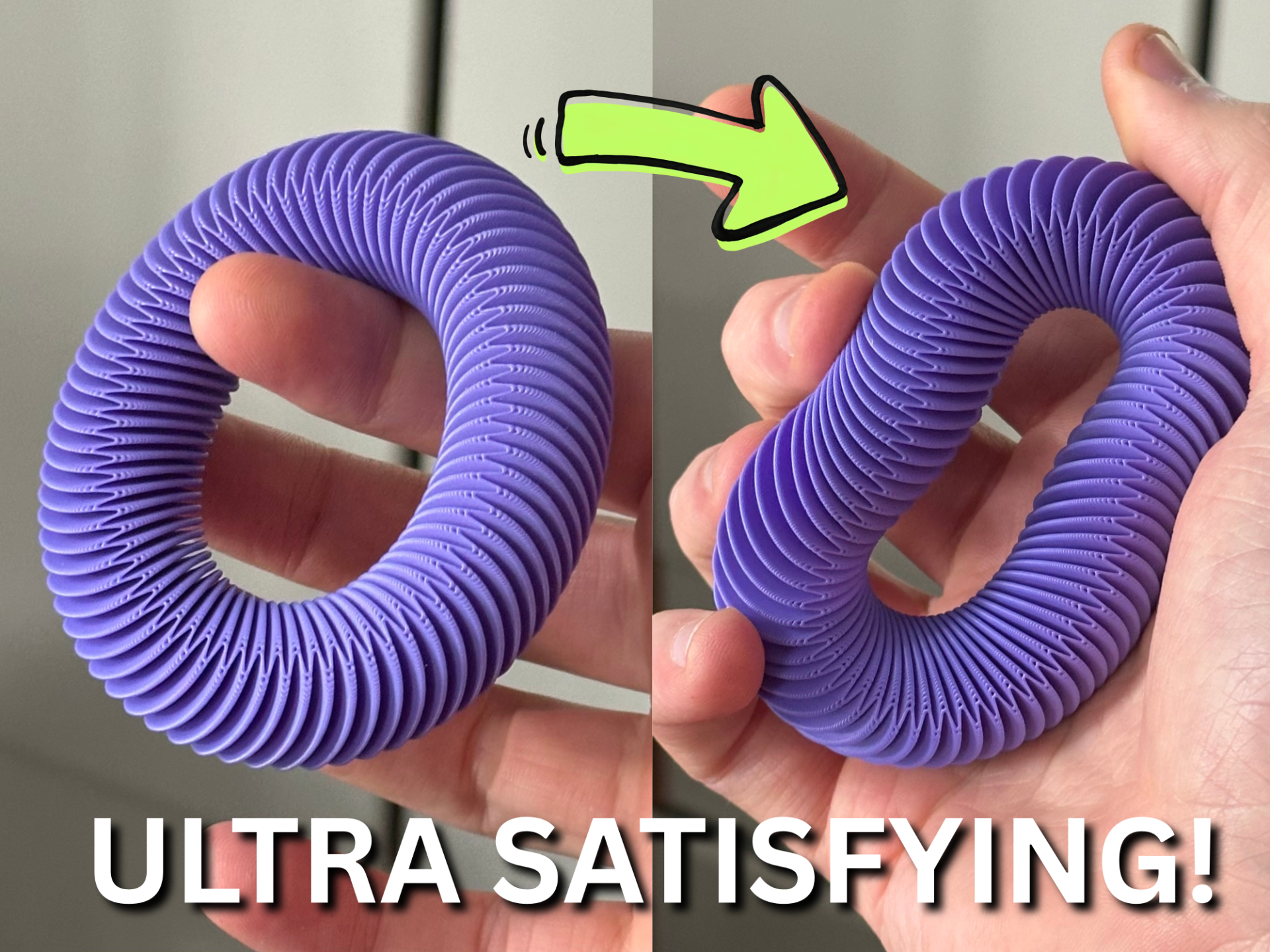 Ultra Satisfying Fidget Flexy Ring! (NO TPU!) - 1