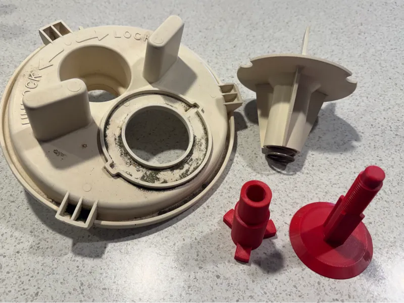 Poolrite Skimmer Box Cleaner Plate Valve