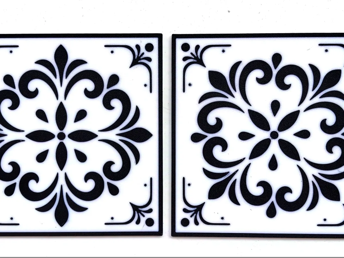 Retro Wall Tile Pattern 2 - Free 3D Print Model - MakerWorld