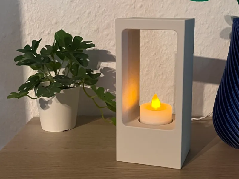 Tealight - "LumaForm Cubo" LED-Dekoleuchte
