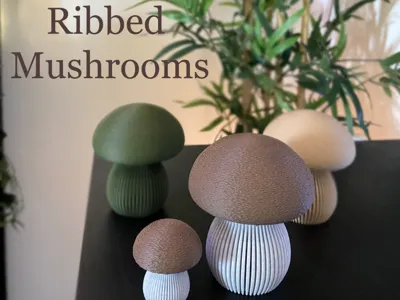Ribbed Mushrooms