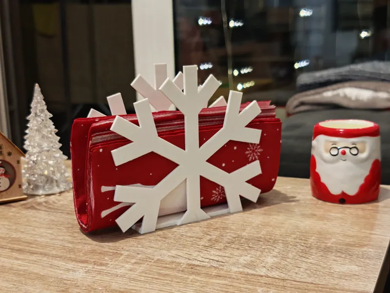 Snowflake Napkin Holder – Christmas Table Decor
