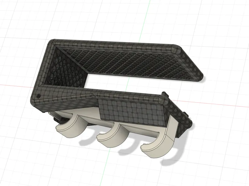 Shelf collapsable hook