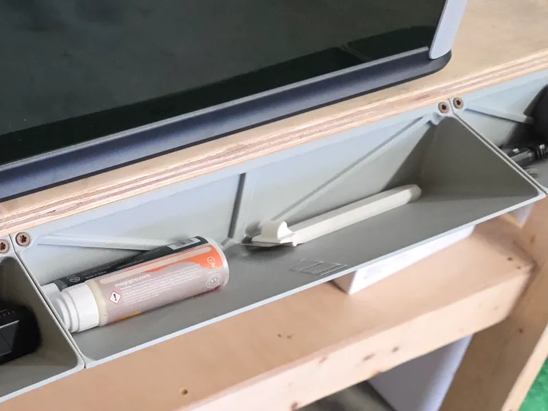 Workbench Edge Shelf/Cubby